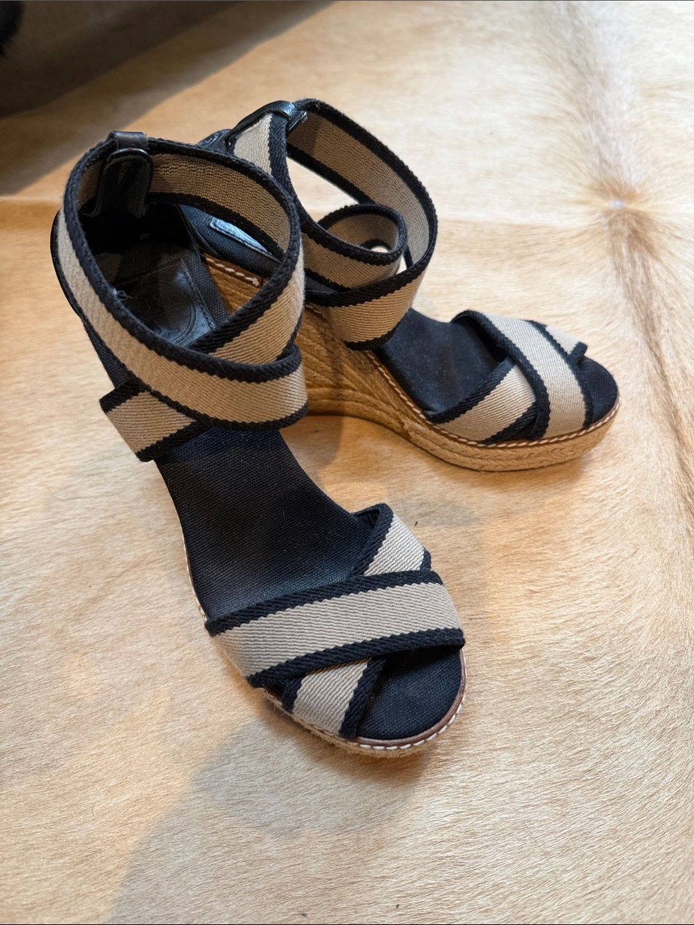 Tory Burch espadrille wedges